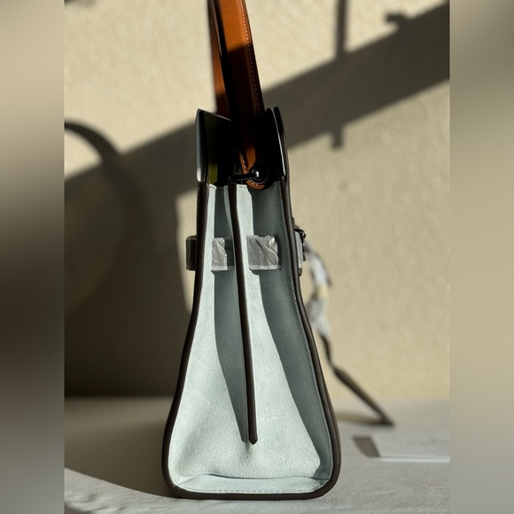 TORY BURCH SMALL LEE RADZIWILL PEBBLED DOUBLE BAG - Picture 4 of 9